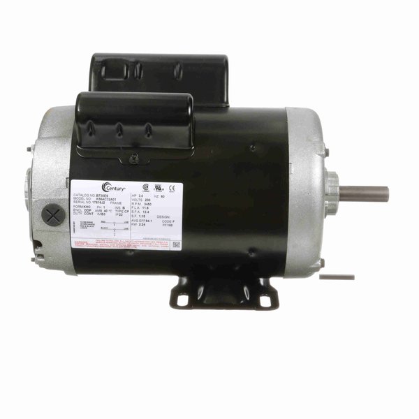 Century Motors 230v1ph 3hp 3450rpm Motor B735ES